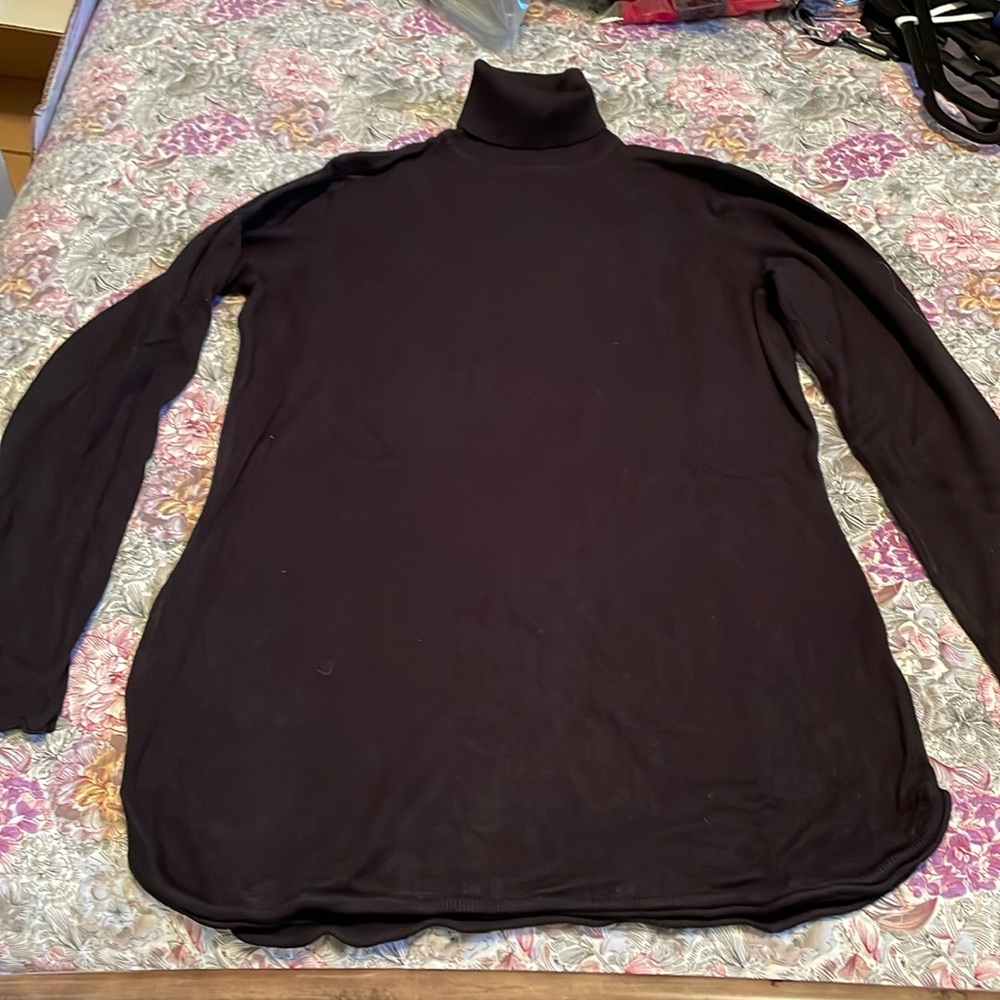 Black Turtleneck-S